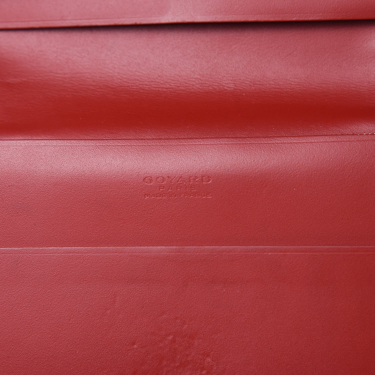 Goyard Goyardine Richelieu Wallet Red 6 of 14