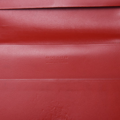 Goyard Goyardine Richelieu Wallet Red 6 of 14