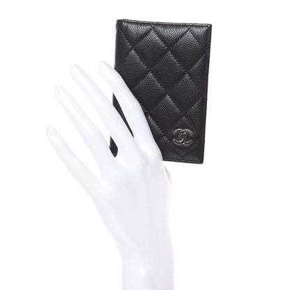 Chanel Caviar Quilted Card Holder Wallet Black 2 of 10