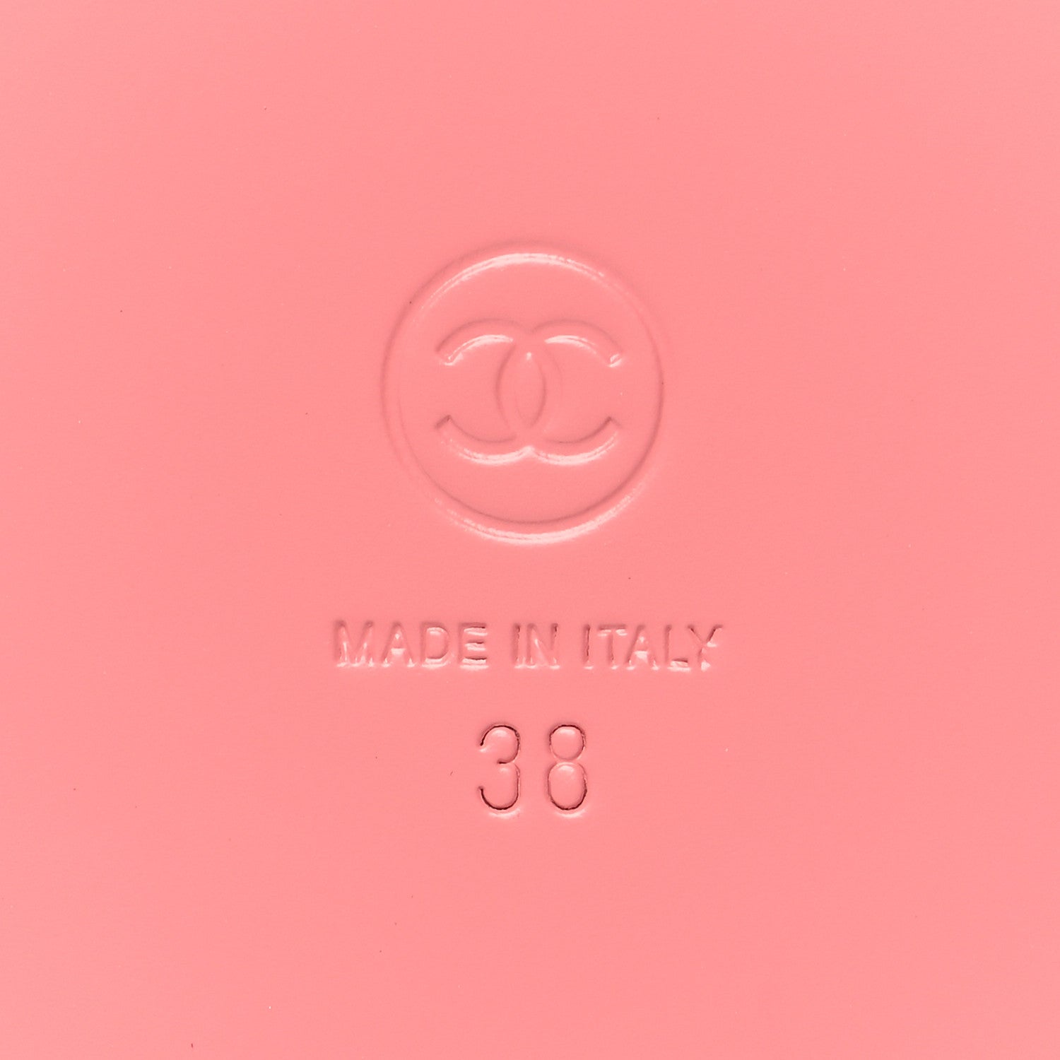 Chanel Knit Fabric Velcro Dad Sandals 38 Coral 8 of 8