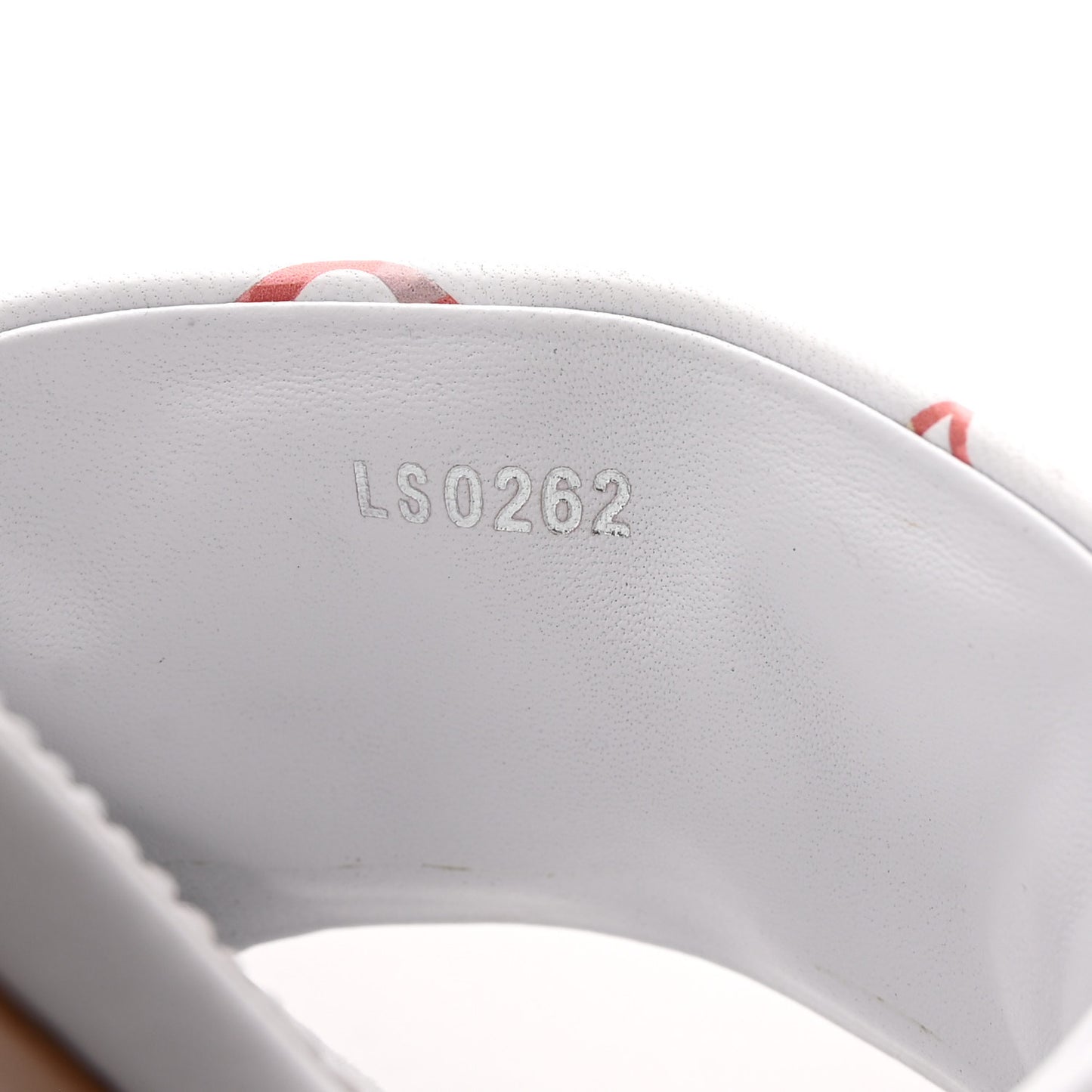 Lambskin Embossed Monogram By The Pool Revival Flat Mules 36 White Multicolor