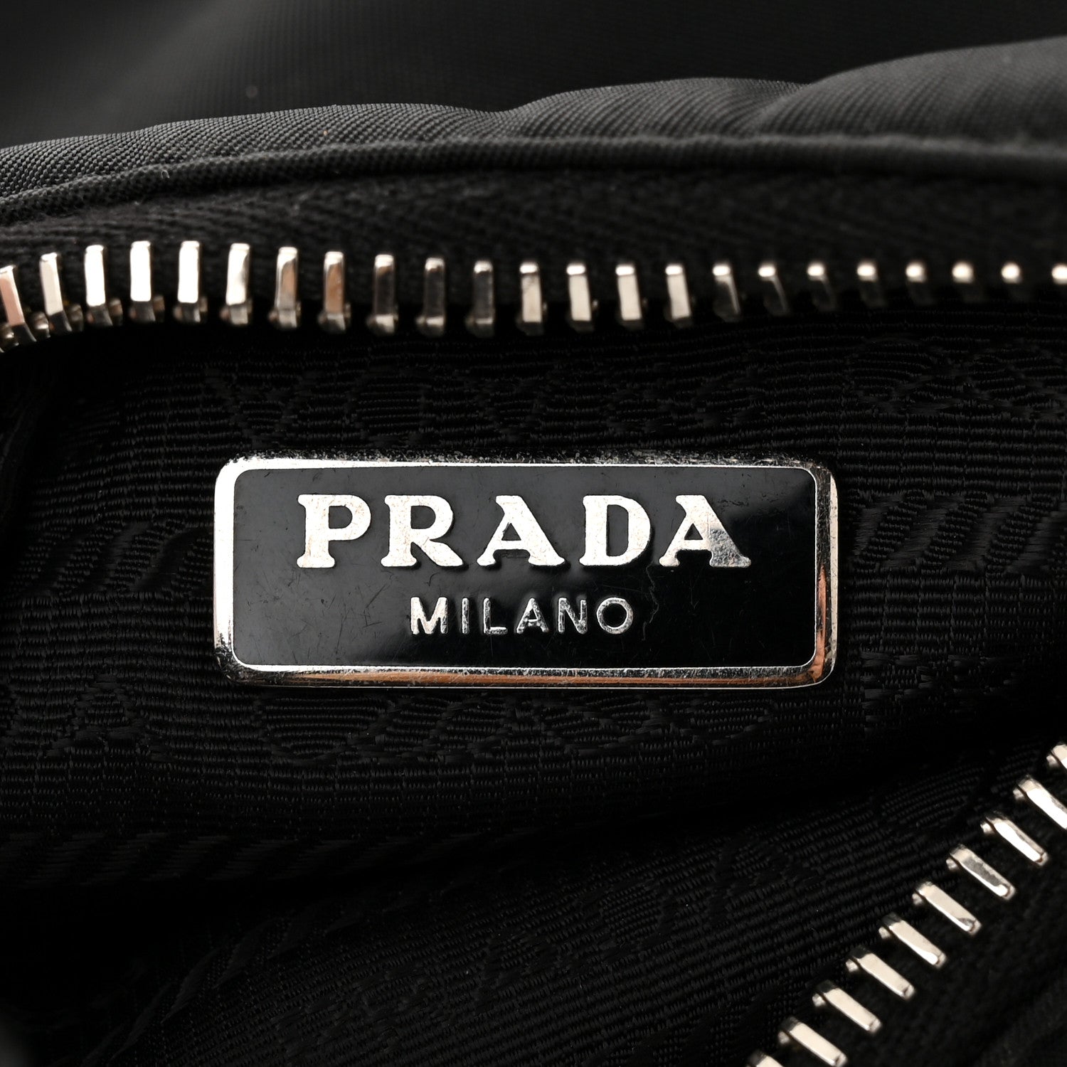Prada Tessuto Nylon Saffiano Mini Re-Edition 2005 Bag Black 6 of 13