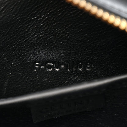 Celine Grained Baby Calfskin Nubuck Nano Bi-Color Luggage Dark Green Navy 7 of 14