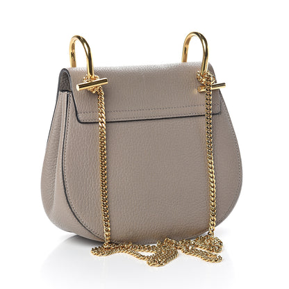 Chloe Grained Lambskin Mini Drew Shoulder Bag Motty Grey 1 of 5