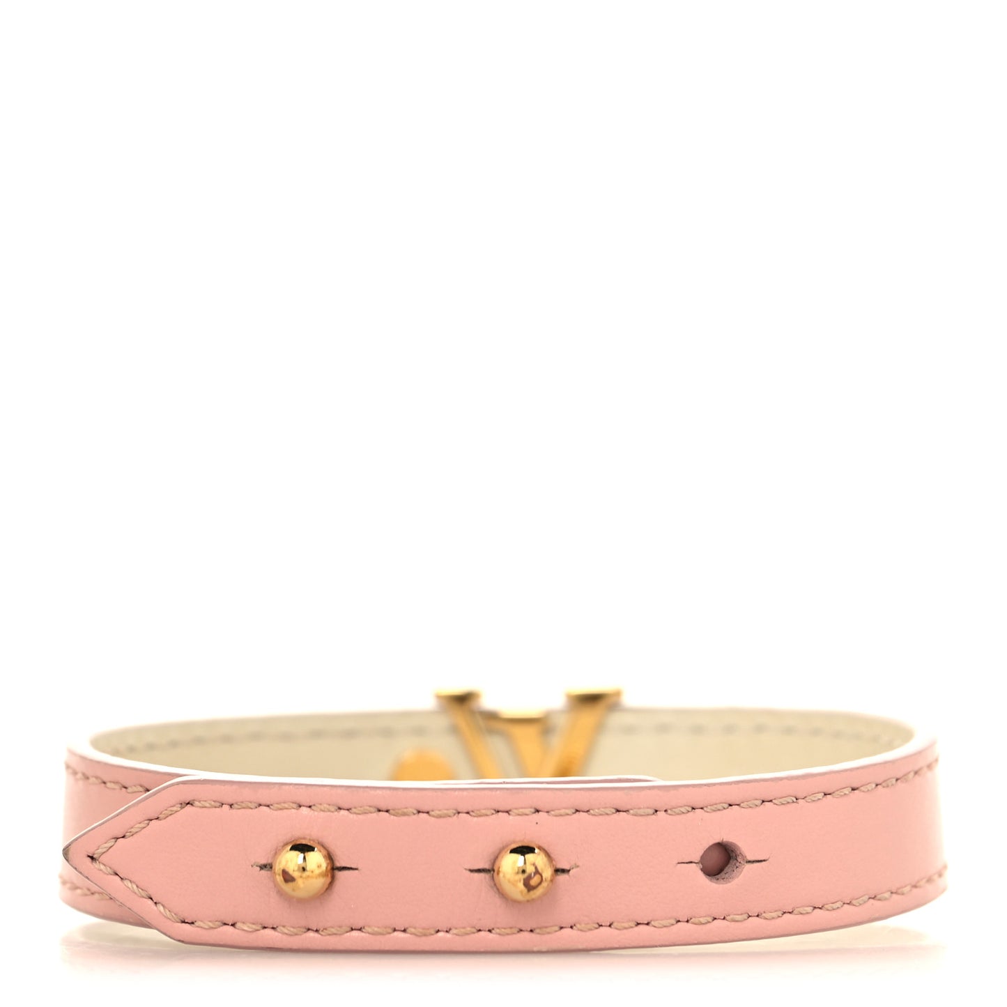 Calfskin Iconic Bracelet 17 Rose Poudre