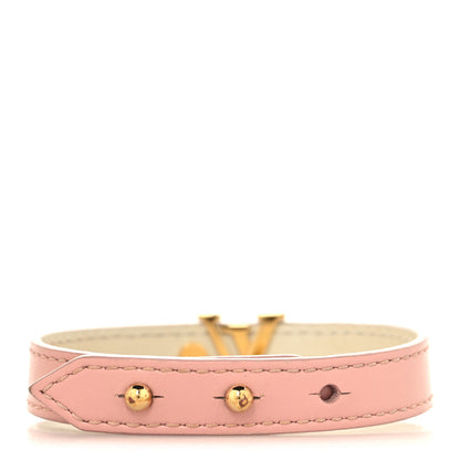 Louis Vuitton Calfskin Iconic Bracelet 17 Rose Poudre 3 of 5