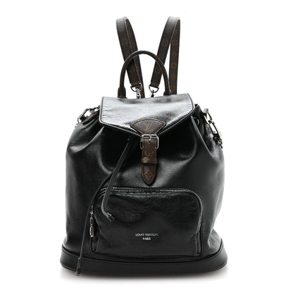 Louis Vuitton Lambskin Monogram Montsouris Vibe PM Black 1 of 9