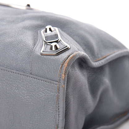 Balenciaga Chevre Silver Metallic Edge Hardware City Bleu Acier 19 of 27