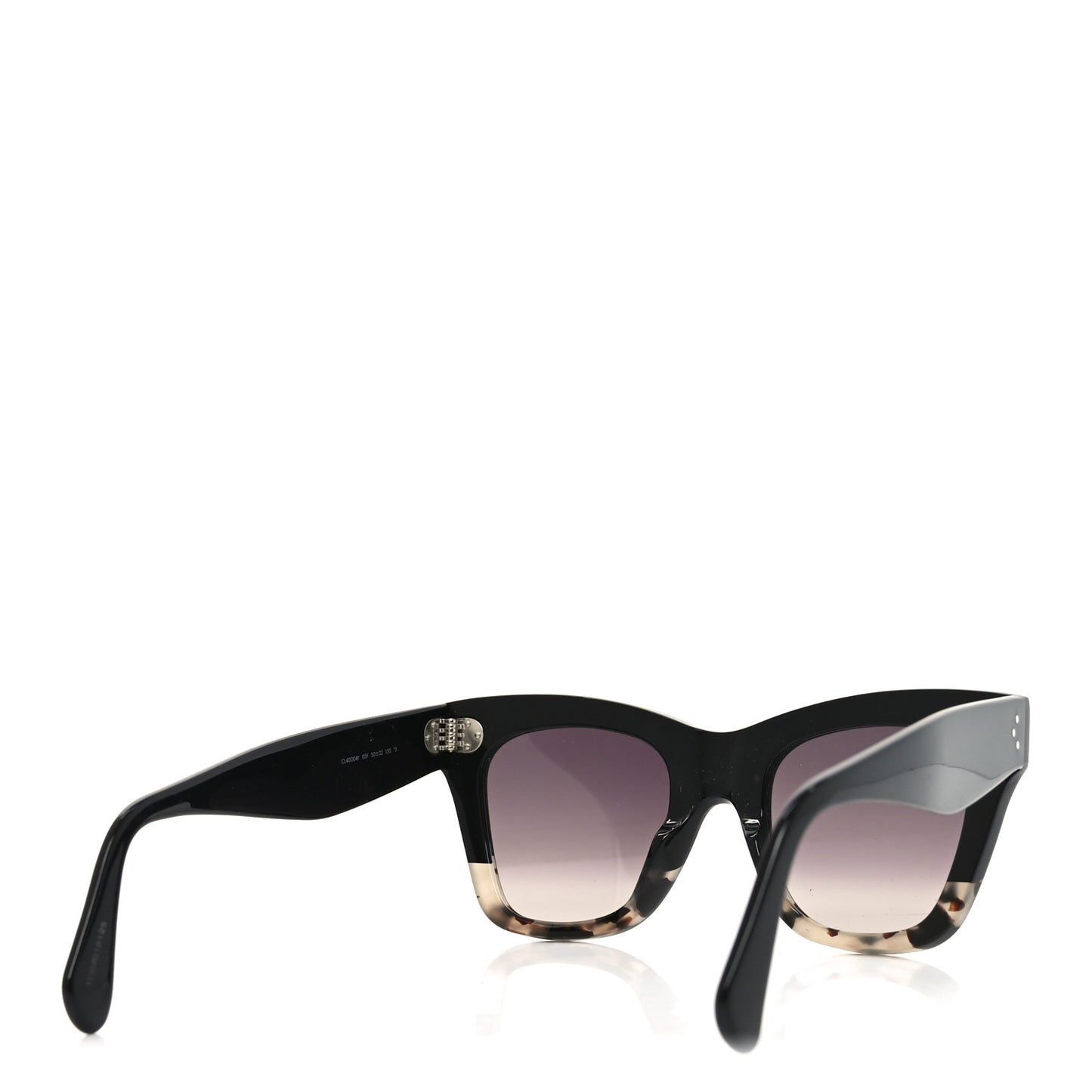 Acetate Cat Eye Sunglasses CL40004I Grey Black