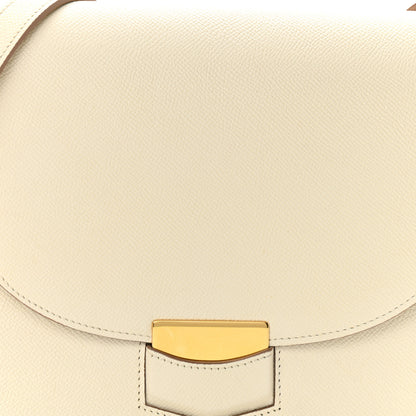 Celine Grained Calfskin Compact Trotteur White 8 of 10