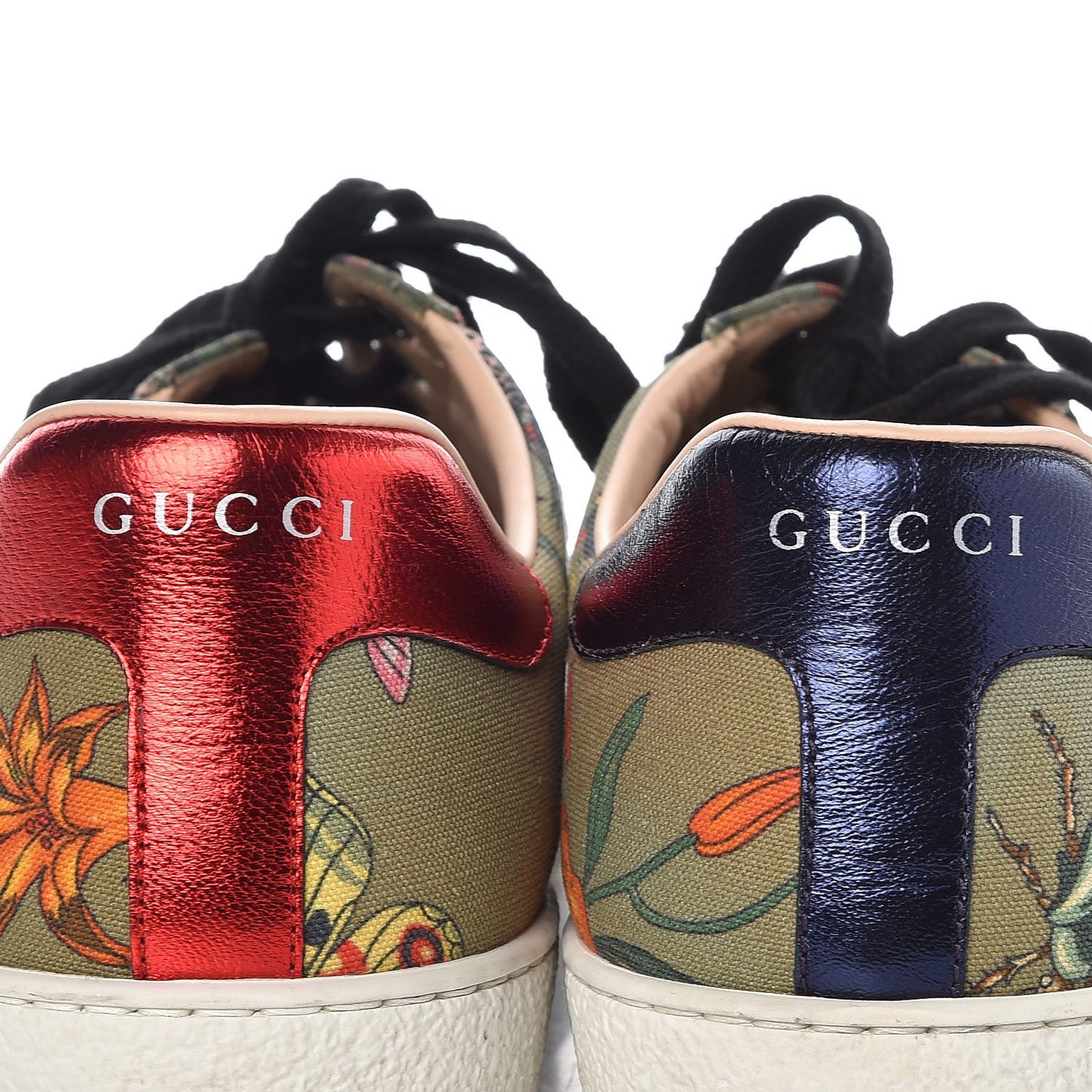 Canvas Web Flora Snake Print Mens Ace Sneakers 10.5