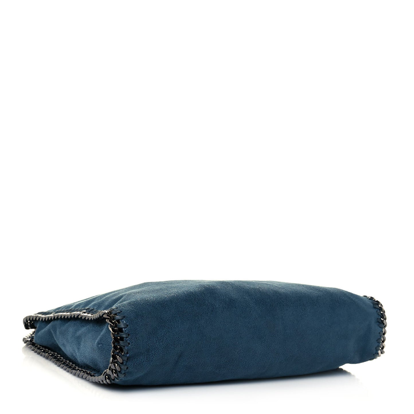 Shaggy Deer Falabella Fold Over Tote Blue