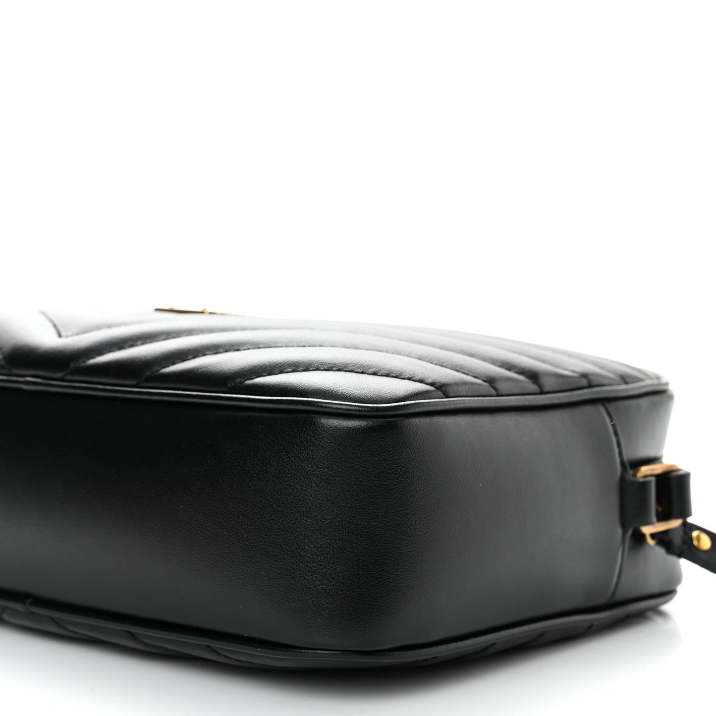 Calfskin Matelasse Monogram Lou Camera Bag Black