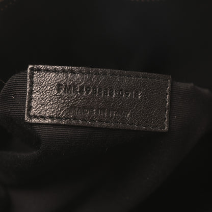 Saint Laurent Crinkled Calfskin Matelasse Monogram Large Niki Chain Satchel Fog 7 of 10