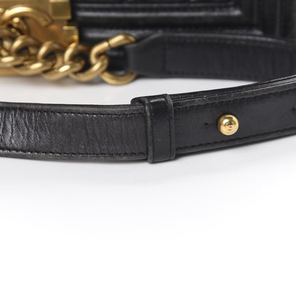 Chanel Calfskin Quilted Medium Boy Flap Black 20 of 20