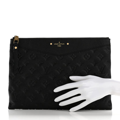 Louis Vuitton Empreinte Daily Pouch Black 2 of 6