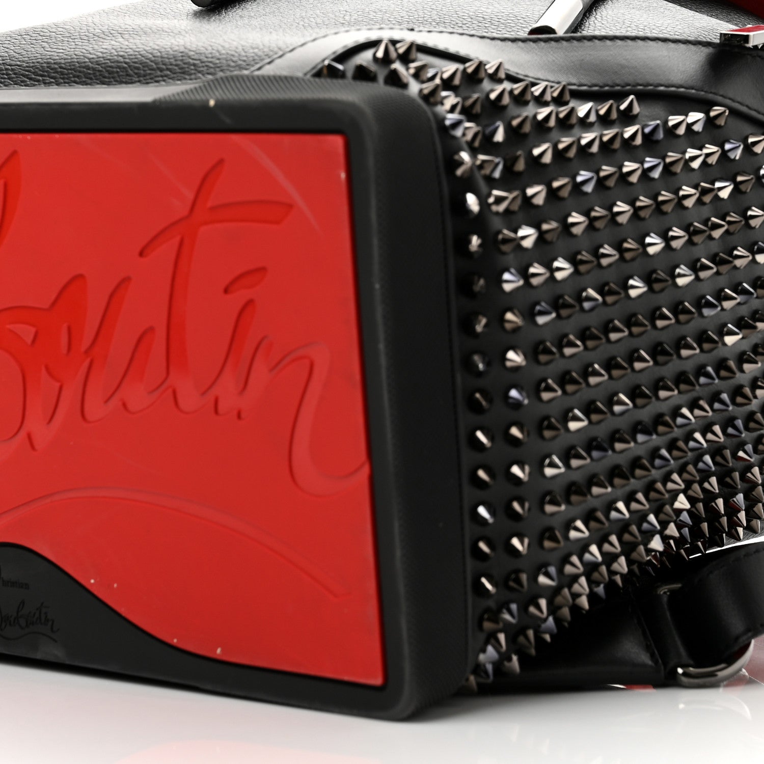 Christian Louboutin Calfskin Spiked Explorafunk Backpack Black 10 of 10