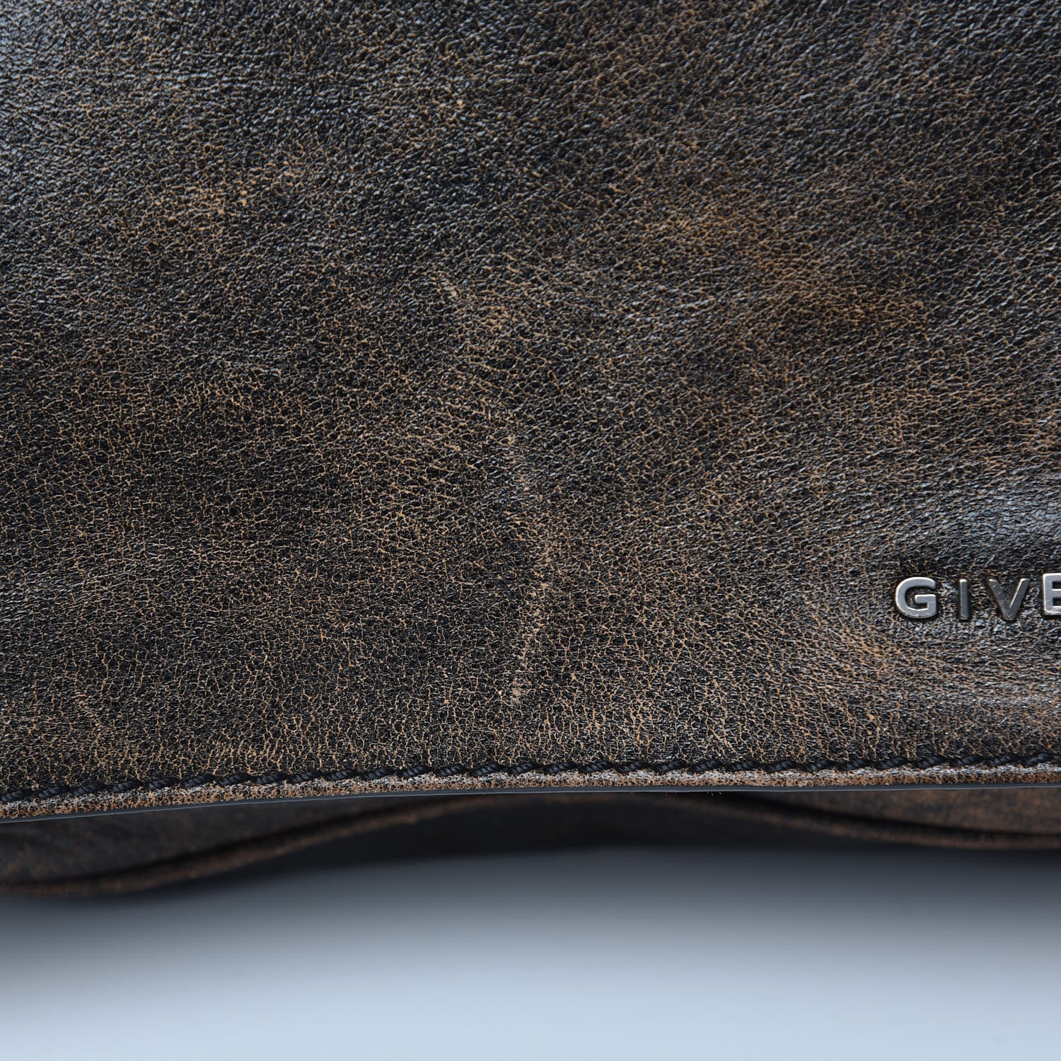 Givenchy Tumbled Sheepskin Eve Messenger Brown 10 of 16