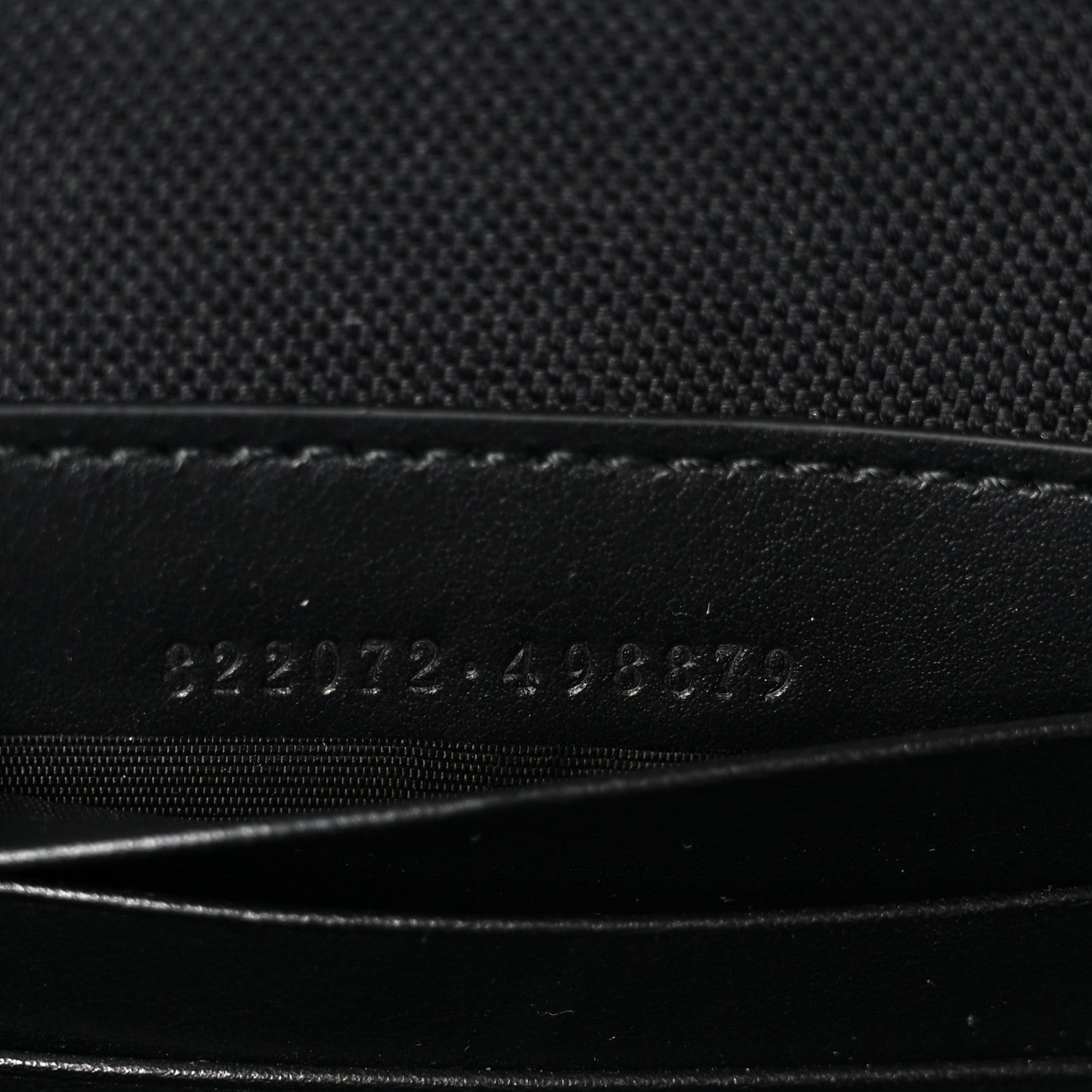 Gucci GG Supreme Monogram Calfskin Web Medium Messenger Bag Black Grey 8 of 11