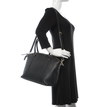 Gucci Soft Microguccissima Dome Satchel Black 2 of 9