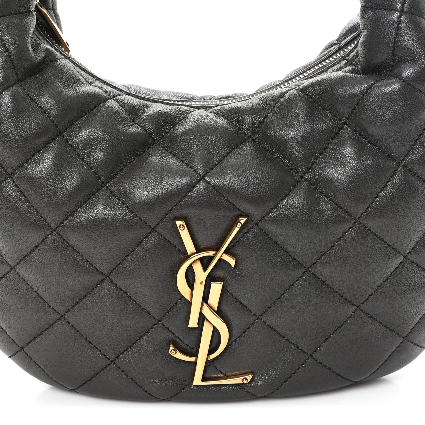 Lambskin Quilted Icarino Bag Urban Grey