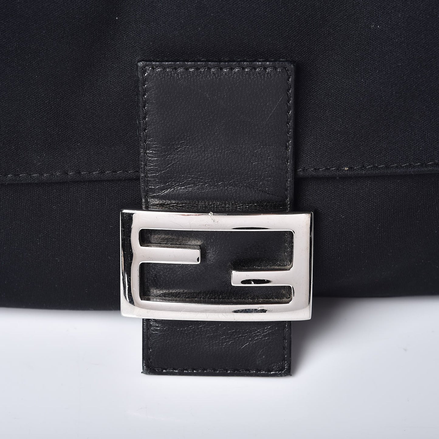 Nylon Baguette Bag Black