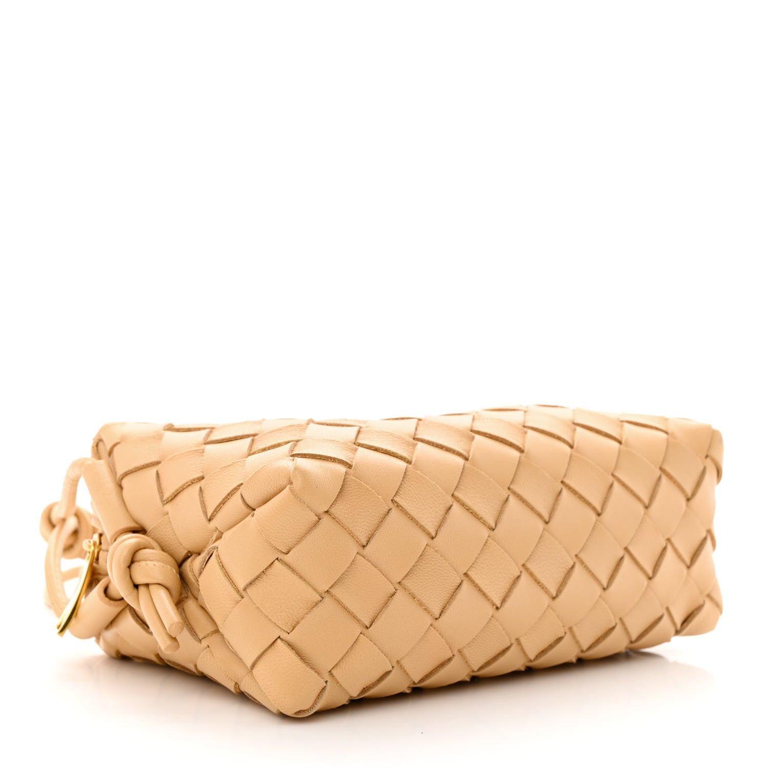 Bottega Veneta Nappa Intrecciato Mini Loop Camera Bag Almond 4 of 9