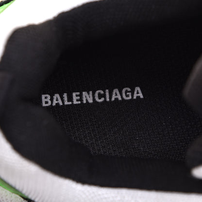 Balenciaga Fabric Mesh Womens Triple S Sneakers 39 White Green Fluo Black 8 of 10
