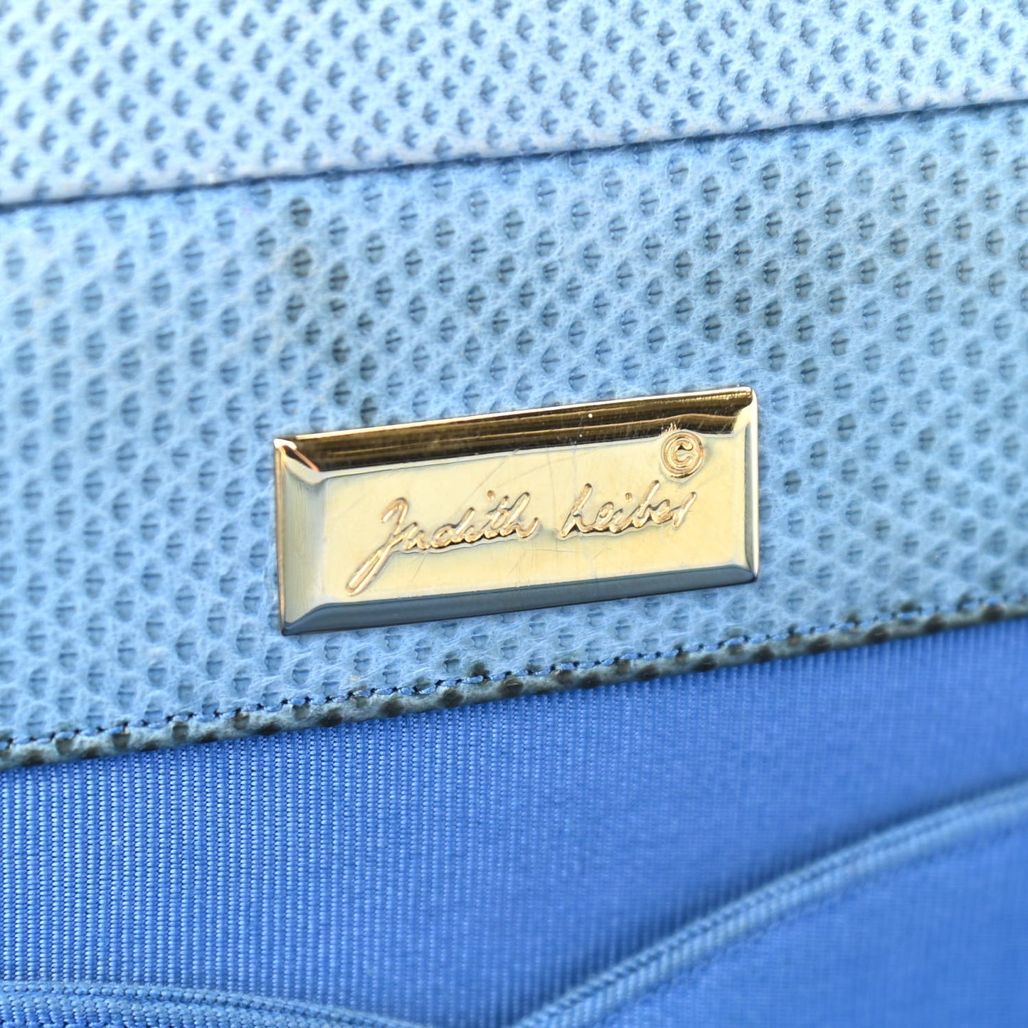 Lizard Crystal Evening Clutch Light Blue