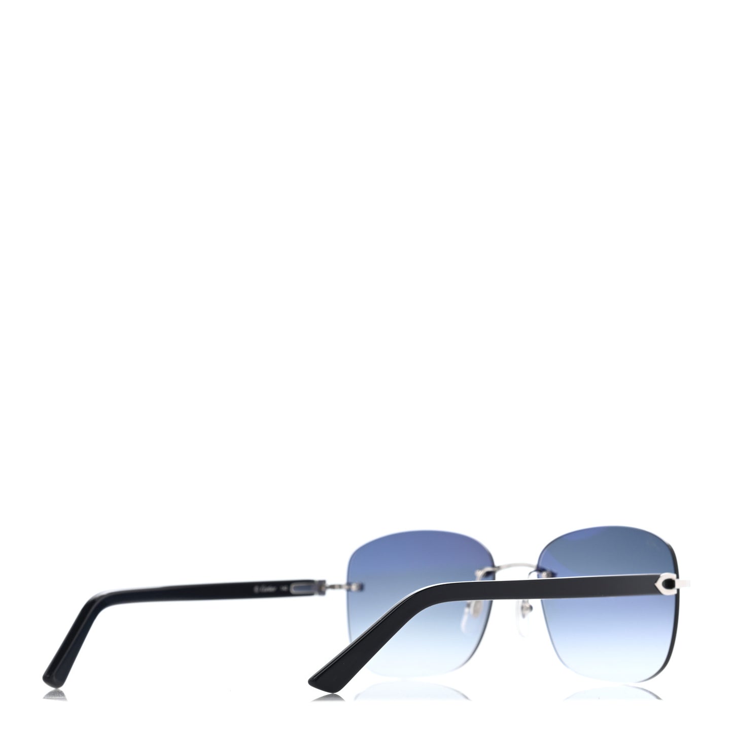 C Decor Rimless Sunglasses Blue