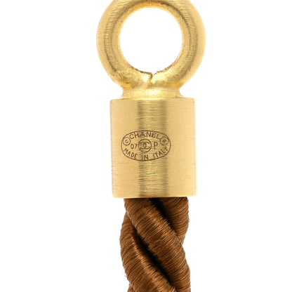 Chanel CC Rope Necklace Gold 6 of 7