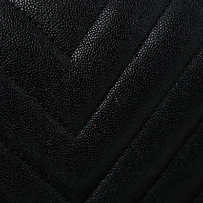 Chanel Caviar Chevron Quilted Medium Boy Flap Black 13 of 13