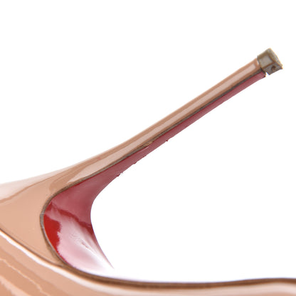 Christian Louboutin Patent Decollete 554 100 Pumps 40 Nude 14 of 17