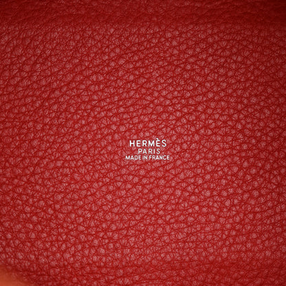 Hermes Taurillon Clemence Picotin 18 PM Rouge Vif 6 of 12