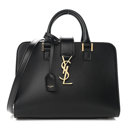 Saint Laurent Calfskin Monogram Baby Cabas Black 1 of 8