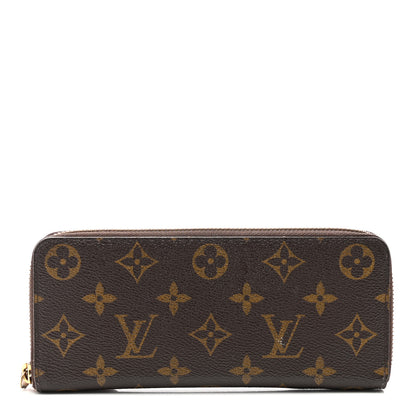 Louis Vuitton Monogram Clemence Wallet Rose Ballerine 1 of 7