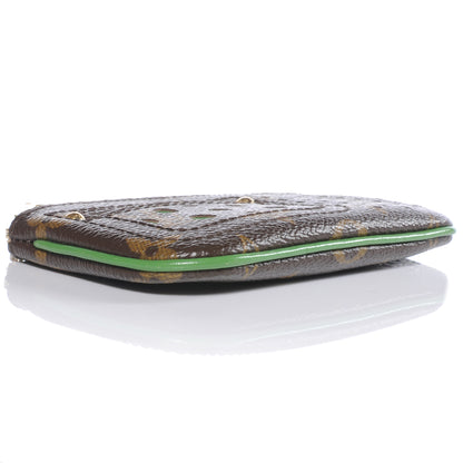 Louis Vuitton Monogram Perforated Key Pouch Green 4 of 7