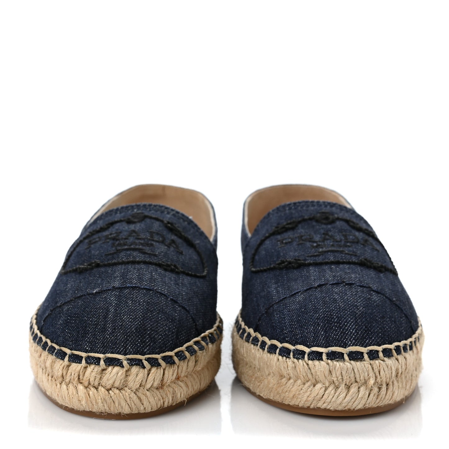 Denim Logo Espadrilles 38.5 Blue