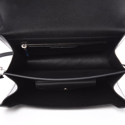 Saint Laurent Smooth Calfskin Catherine Heart Studded Satchel Black 5 of 9