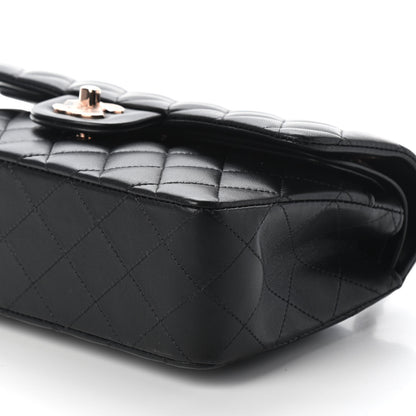Chanel Lambskin Quilted Small Double Flap Black 8 of 8