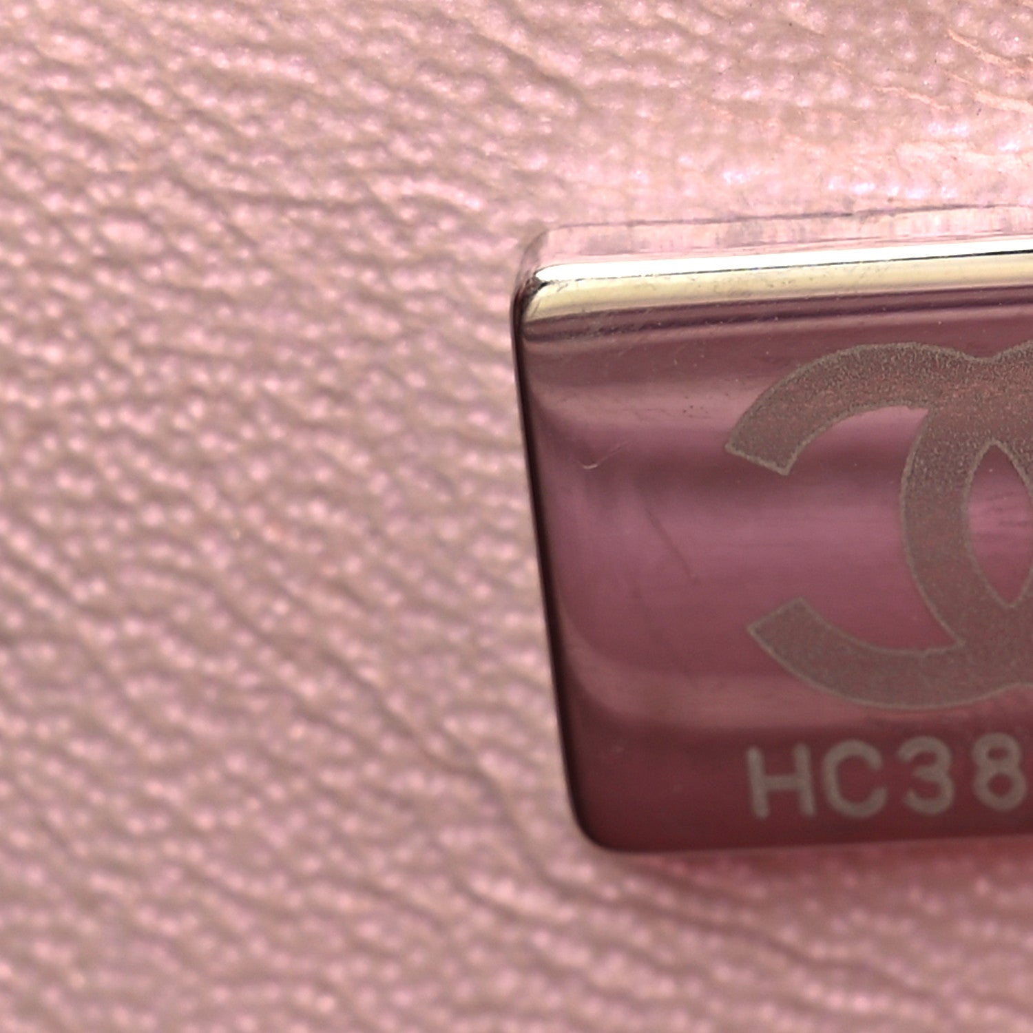 Chanel Iridescent Calfskin Quilted Mini Rectangular Flap Pink 6 of 15