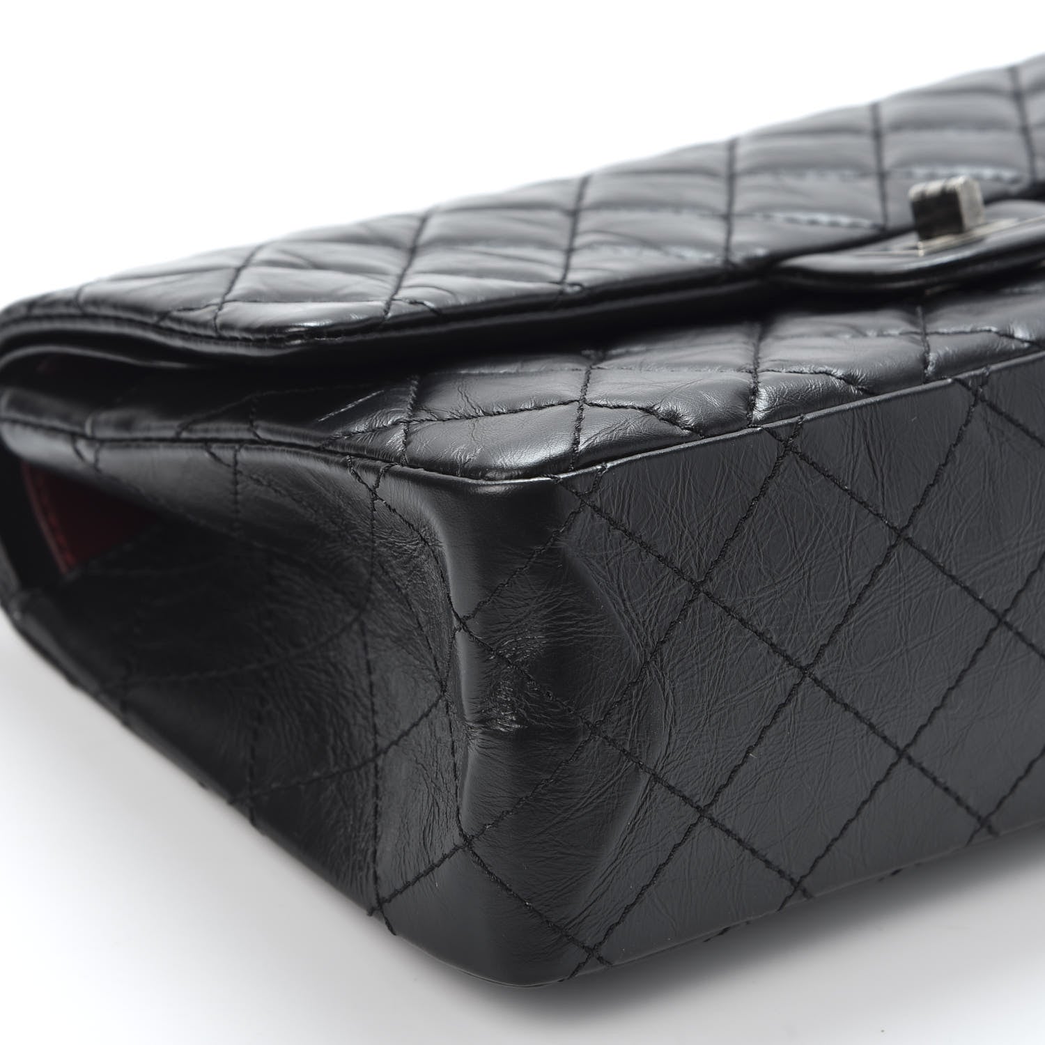 Chanel Aged Calfskin Quilted 2.55 Reissue 226 Flap Black 5 of 10