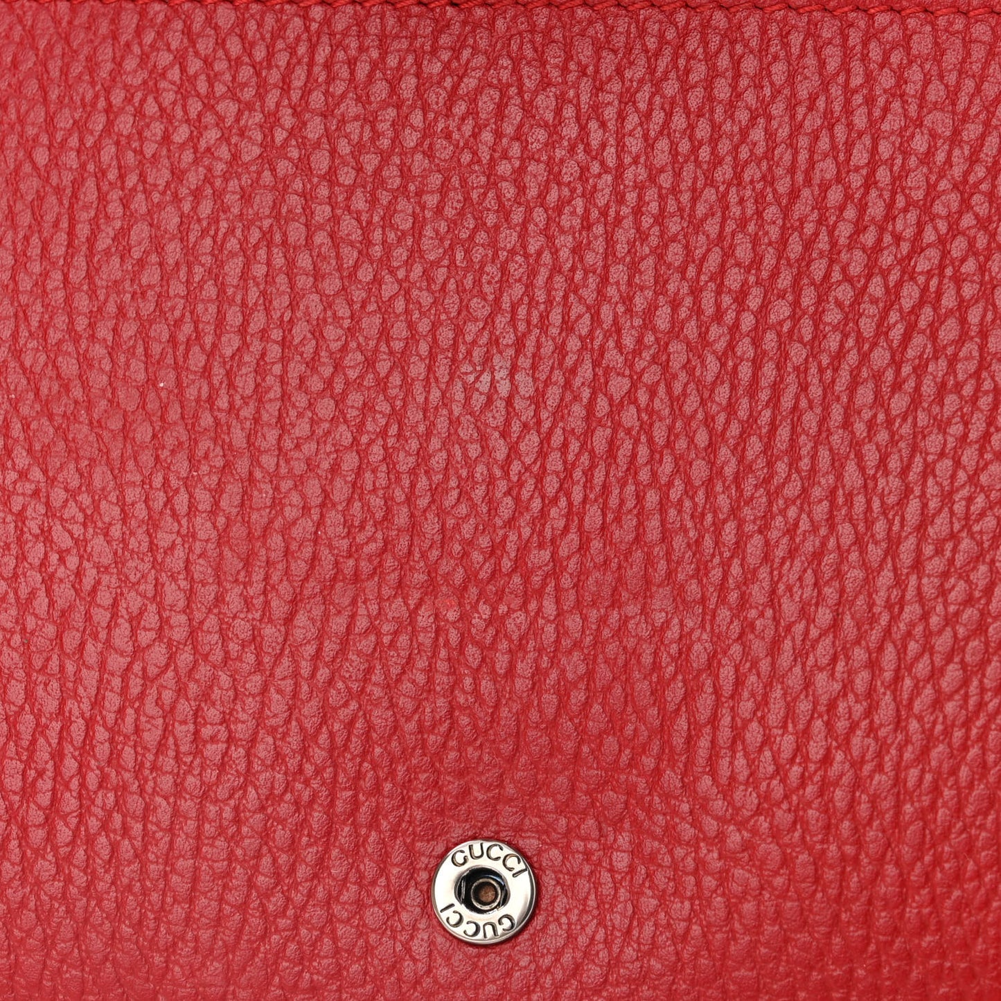 Calfskin Mini Dionysus Chain Wallet Hibiscus Red