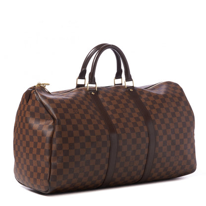 Louis Vuitton Damier Ebene Keepall 50 2 of 9