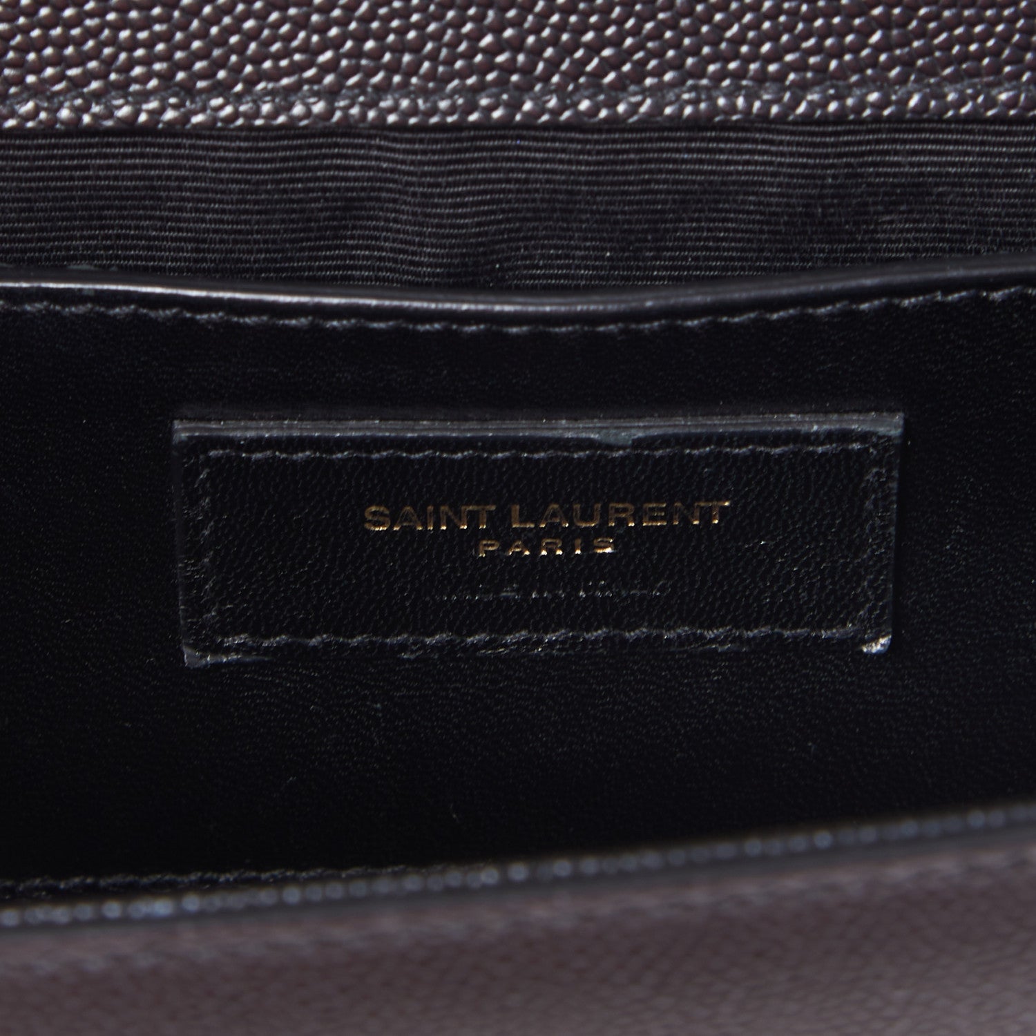 Saint Laurent Grain De Poudre Medium Classic Monogram Kate Satchel Black 7 of 8