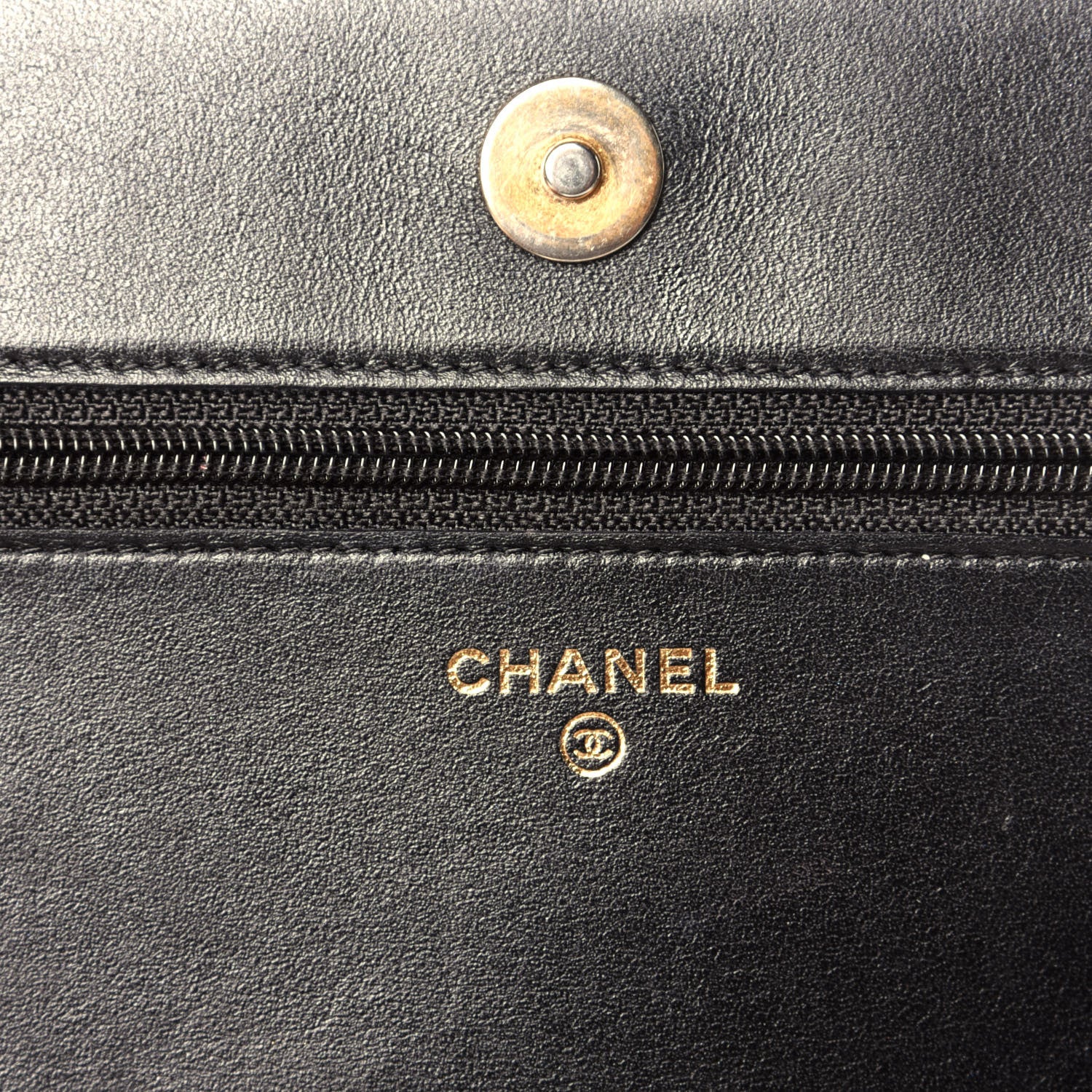 Chanel Caviar Quilted Boy Wallet On Chain WOC Black 6 of 9