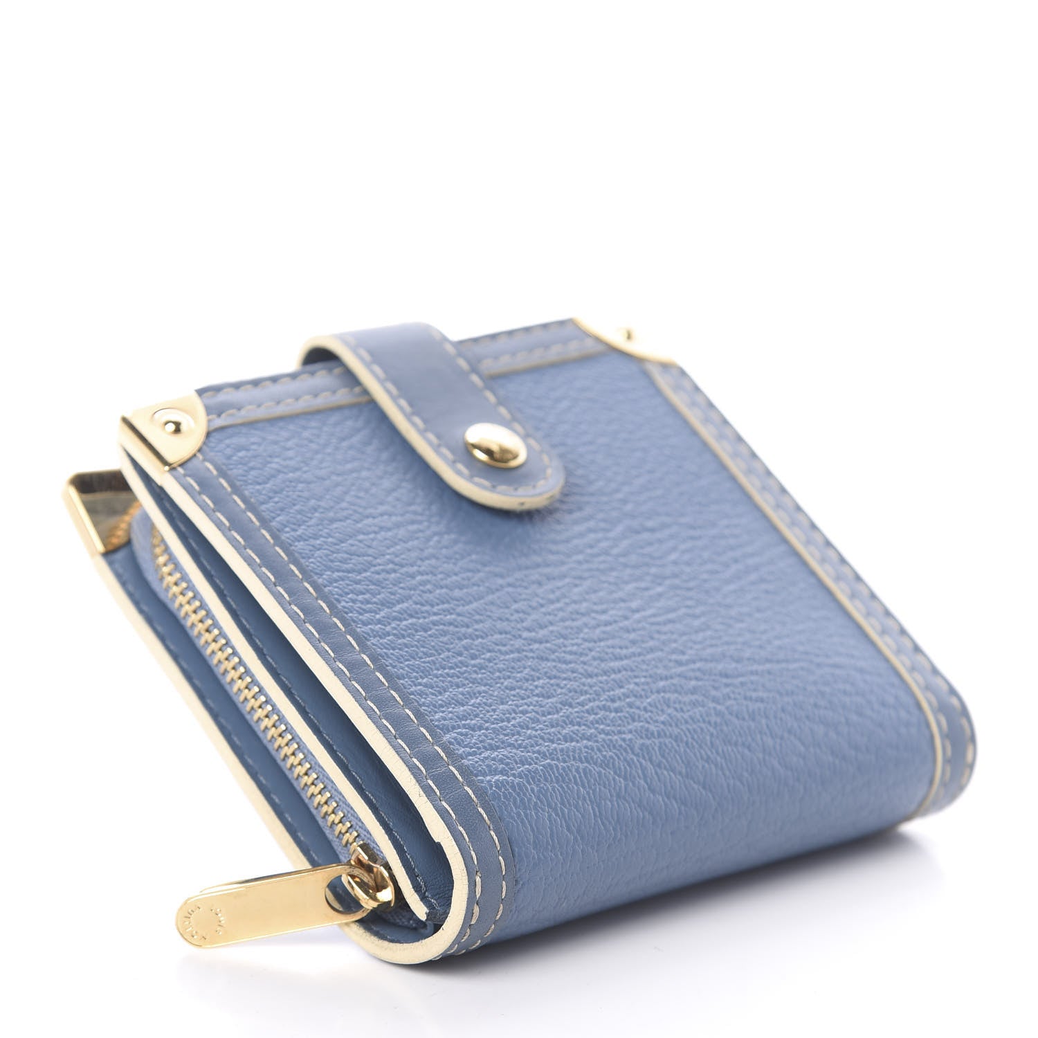 Louis Vuitton Suhali Compact Zipped Wallet Blue 4 of 6
