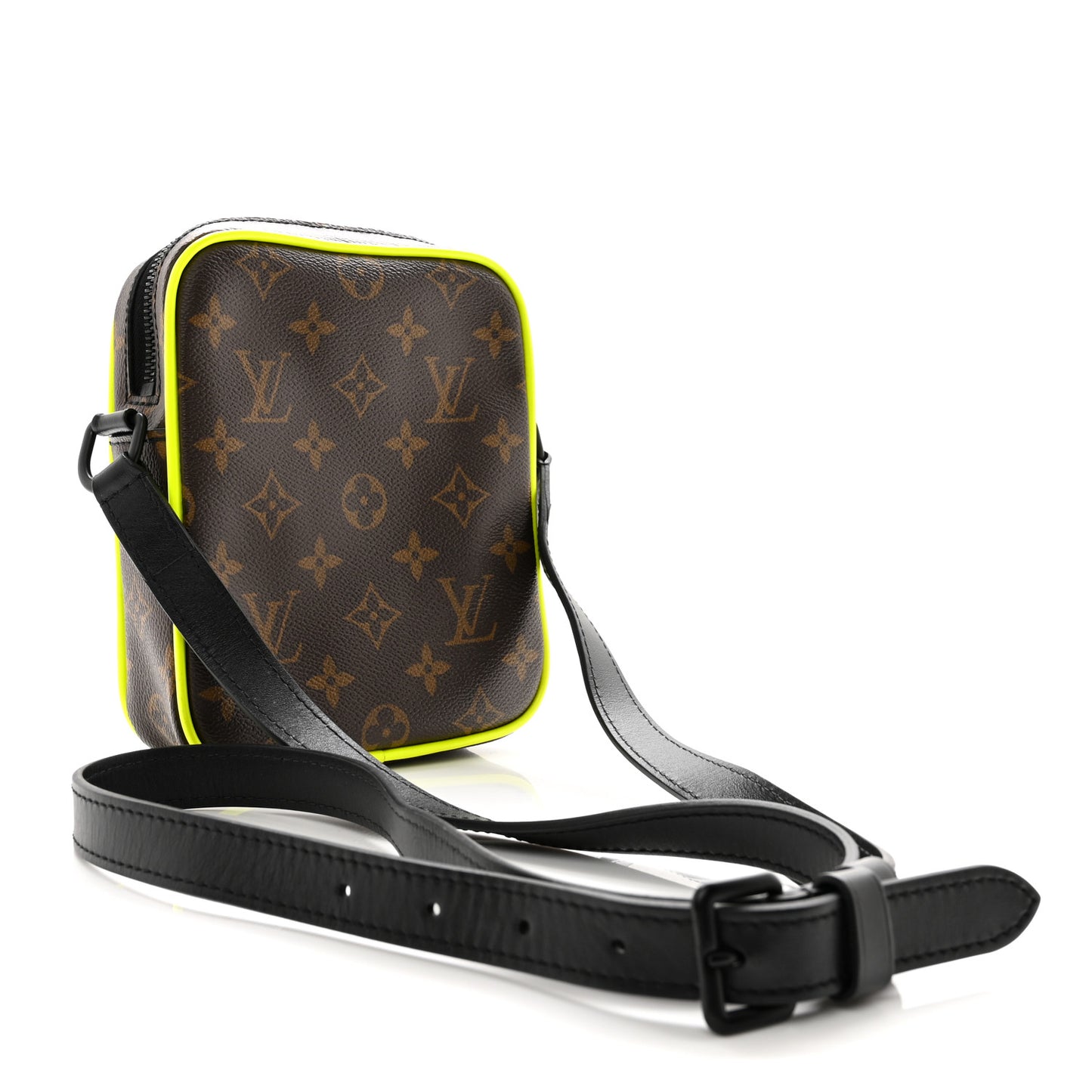 Monogram Macassar Christopher Wearable Wallet Fluorescent Yellow