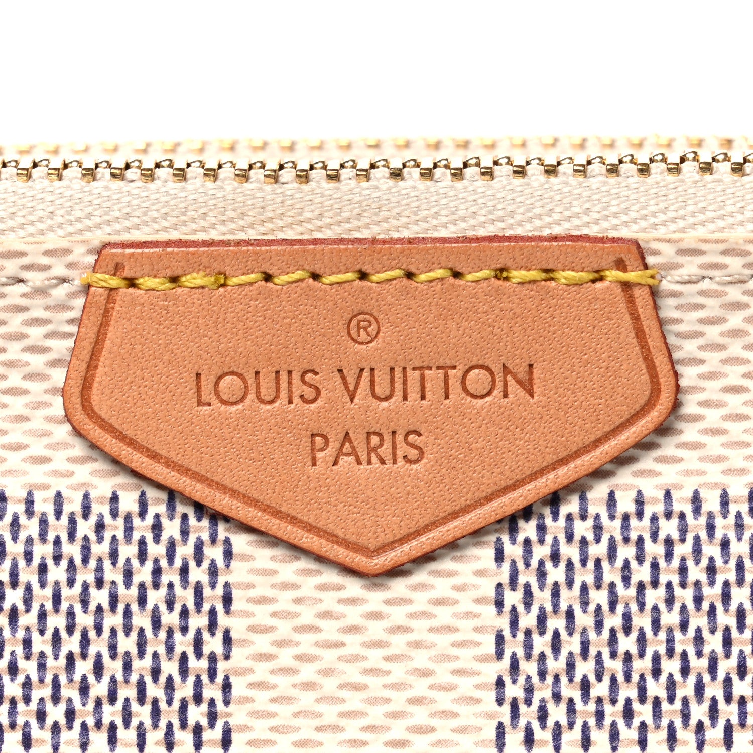 Louis' Louis Vuitton Damier Azur Double Zip Pochette 1905919 – FASHIONPHILE