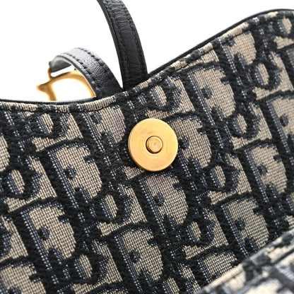 Christian Dior Oblique Saddle Chain Pouch Blue 12 of 12